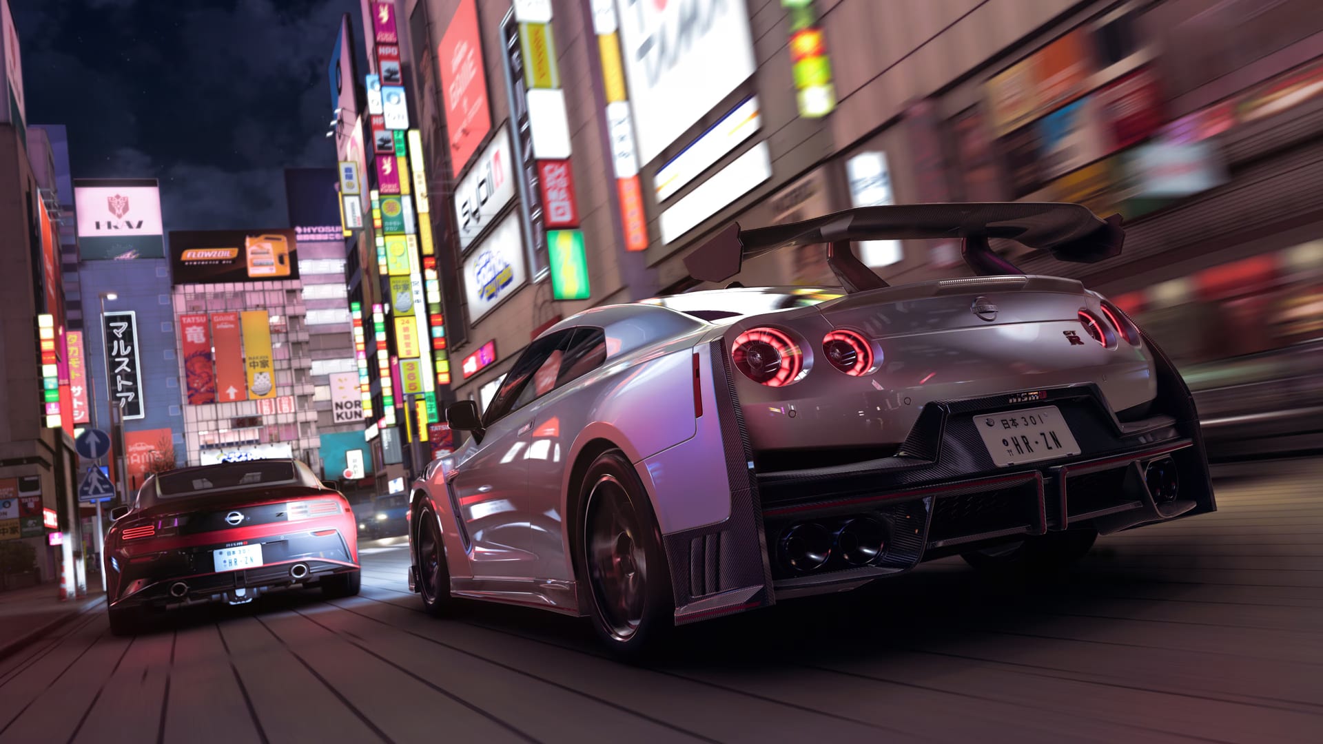 Forza Horizon 6 street race through Osaka city streets